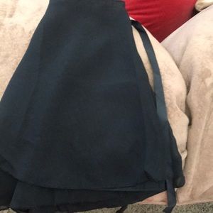 Black wrap around ballet skirt adult small